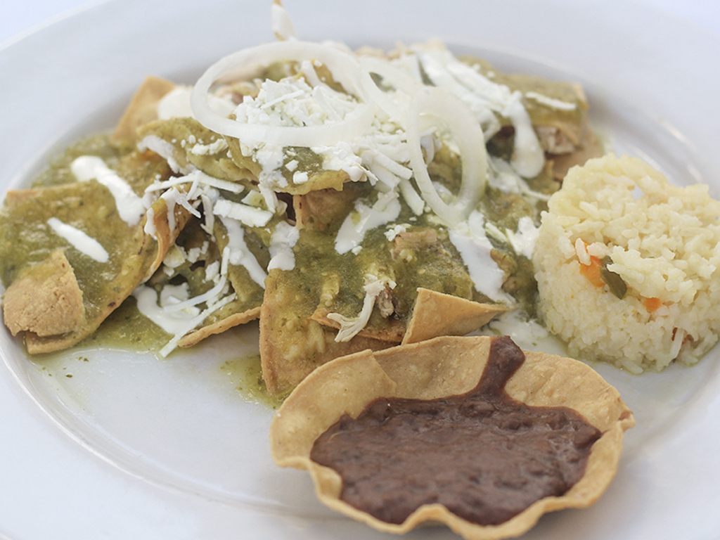 Chilaquiles with Green Sauce
